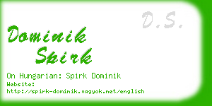 dominik spirk business card